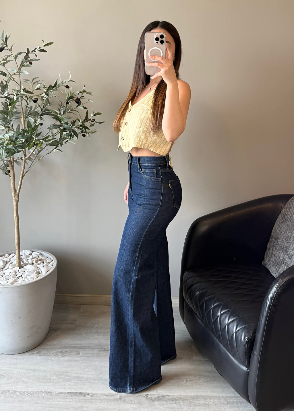 Casual índigo jeans