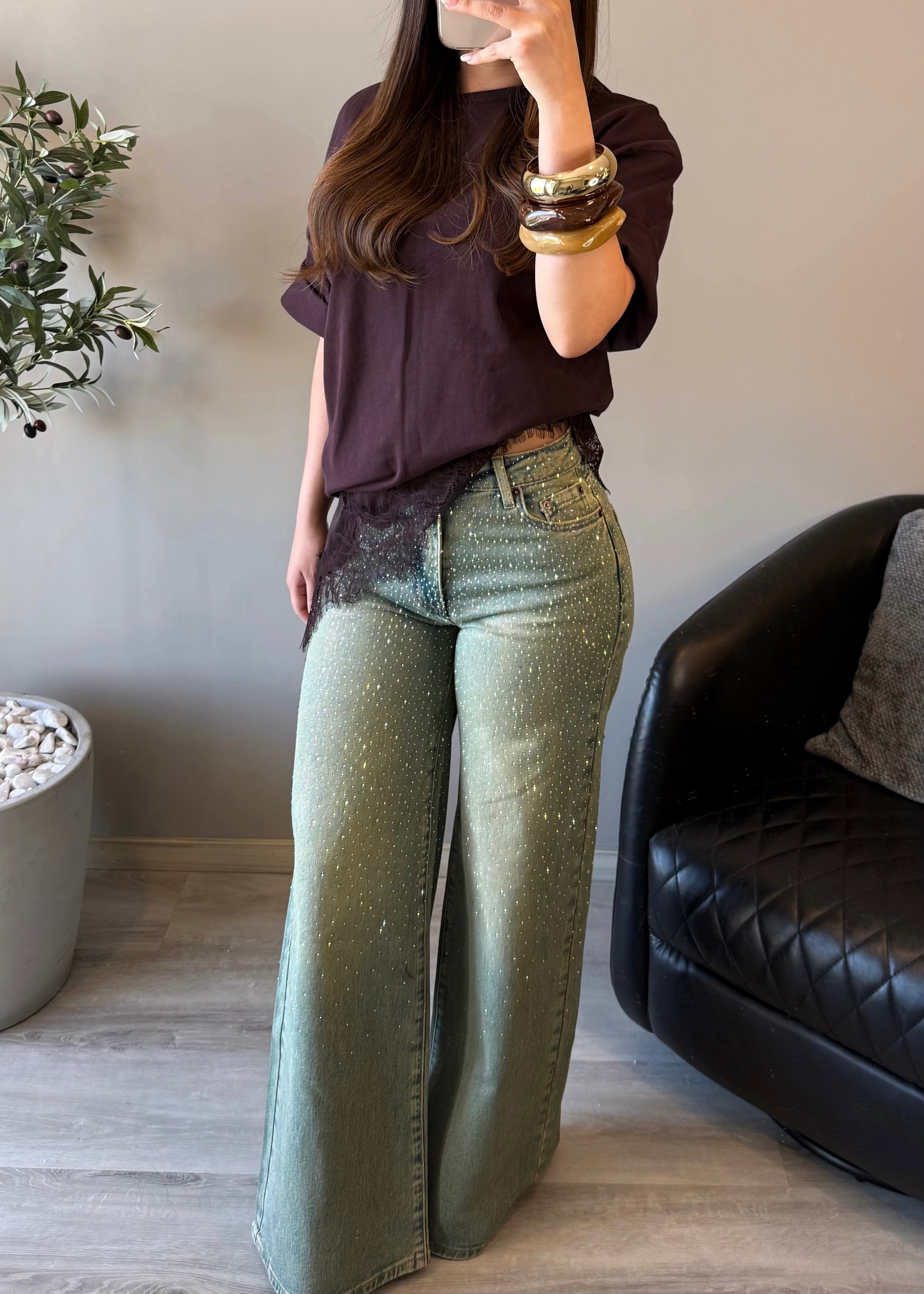 Vintage glint jeans