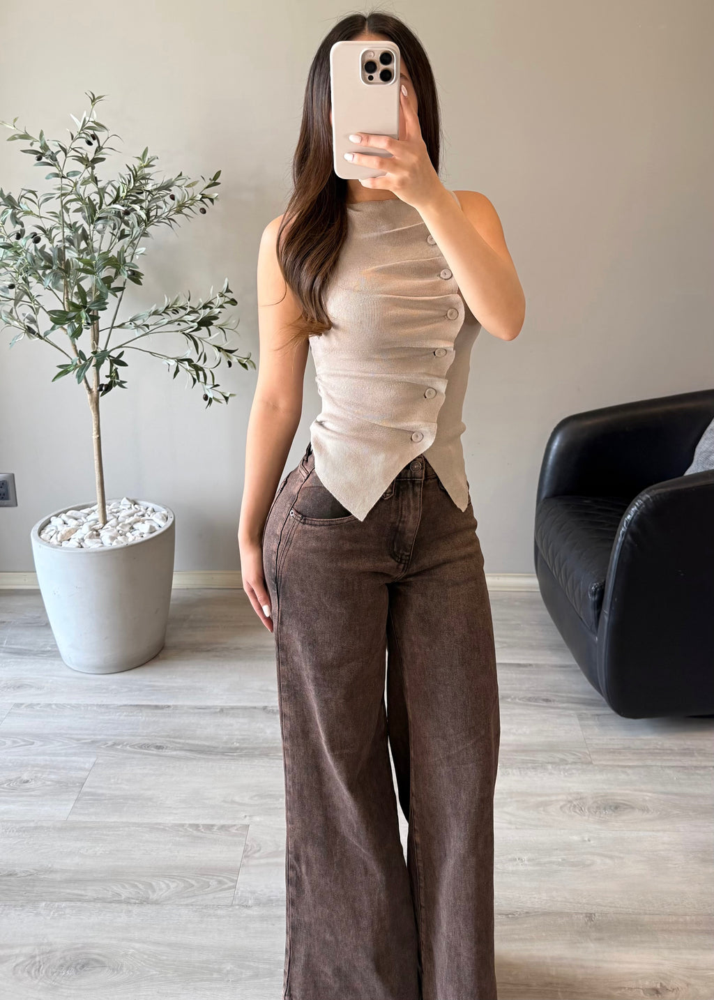 Vintage Brown Jeans