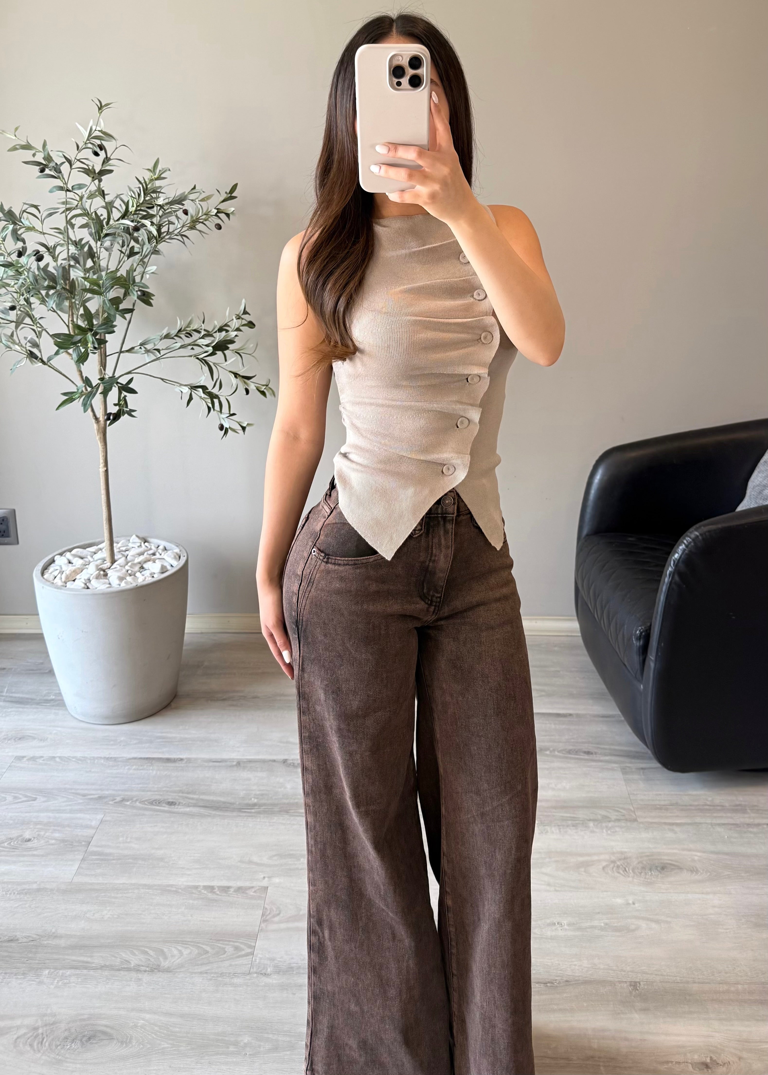 Vintage Brown Jeans