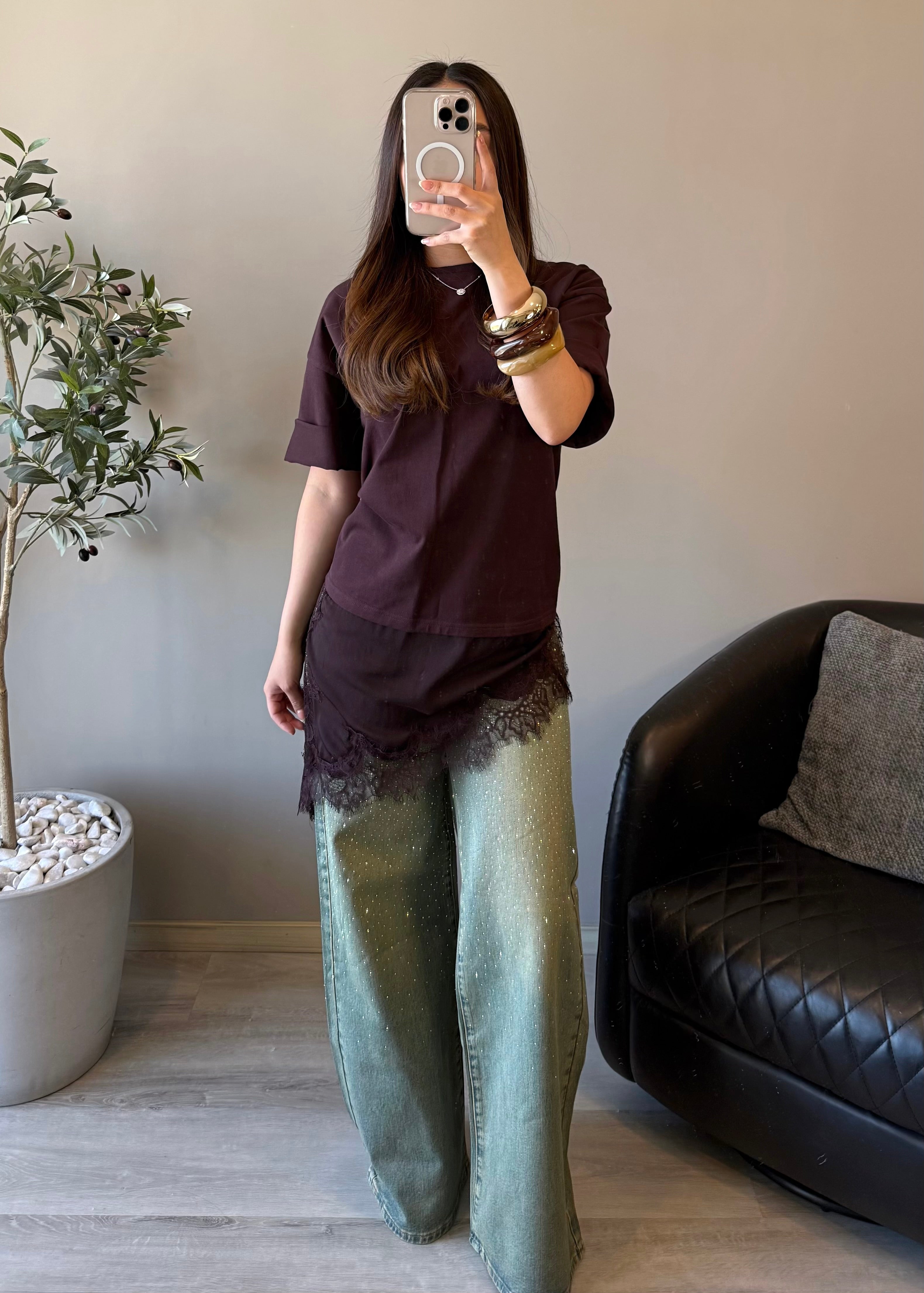 Vintage glint jeans