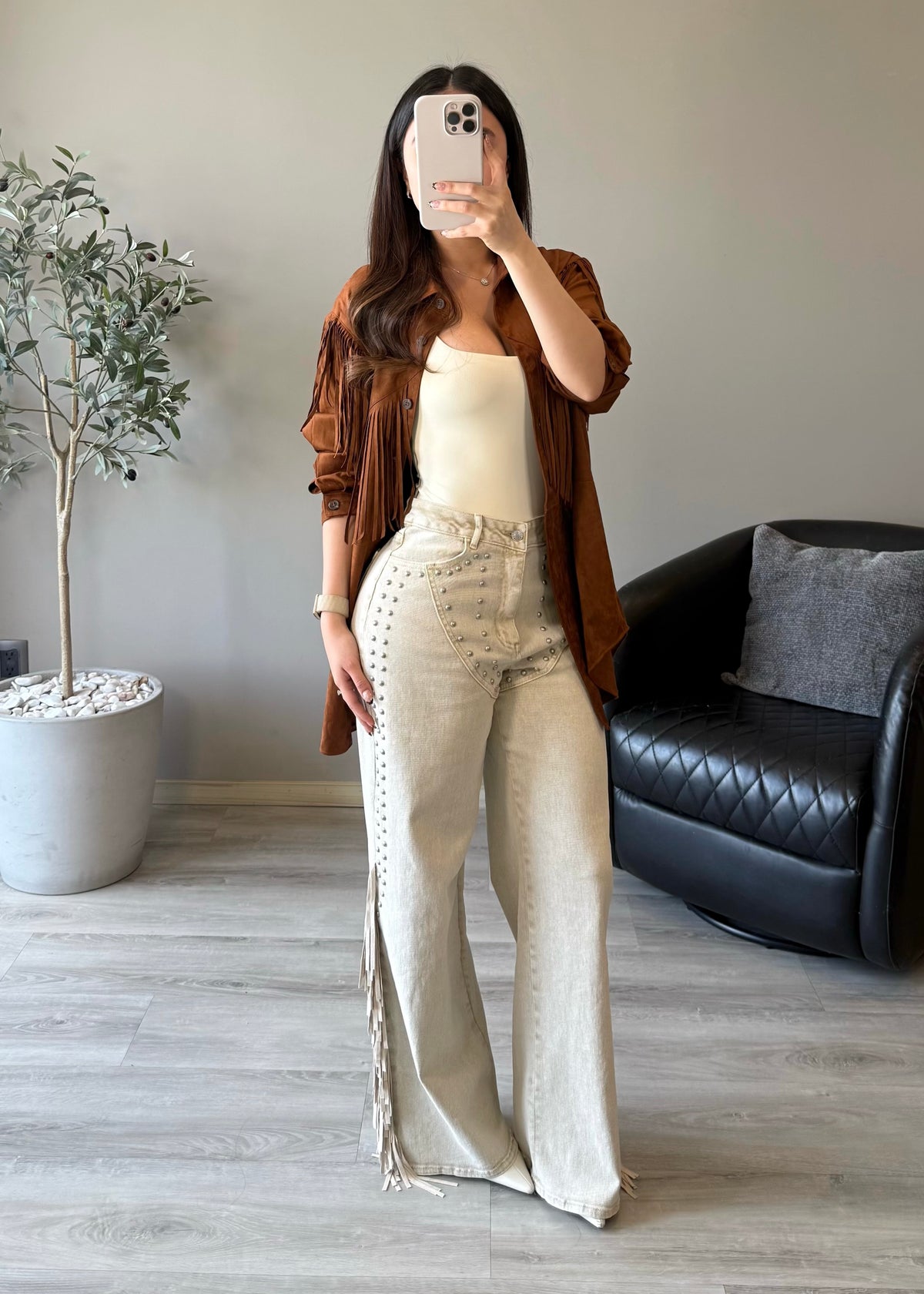 Fringe Suede Jacket