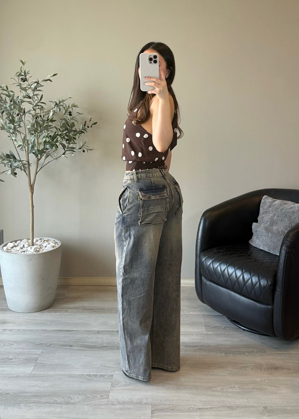 Olive Vintage Jeans