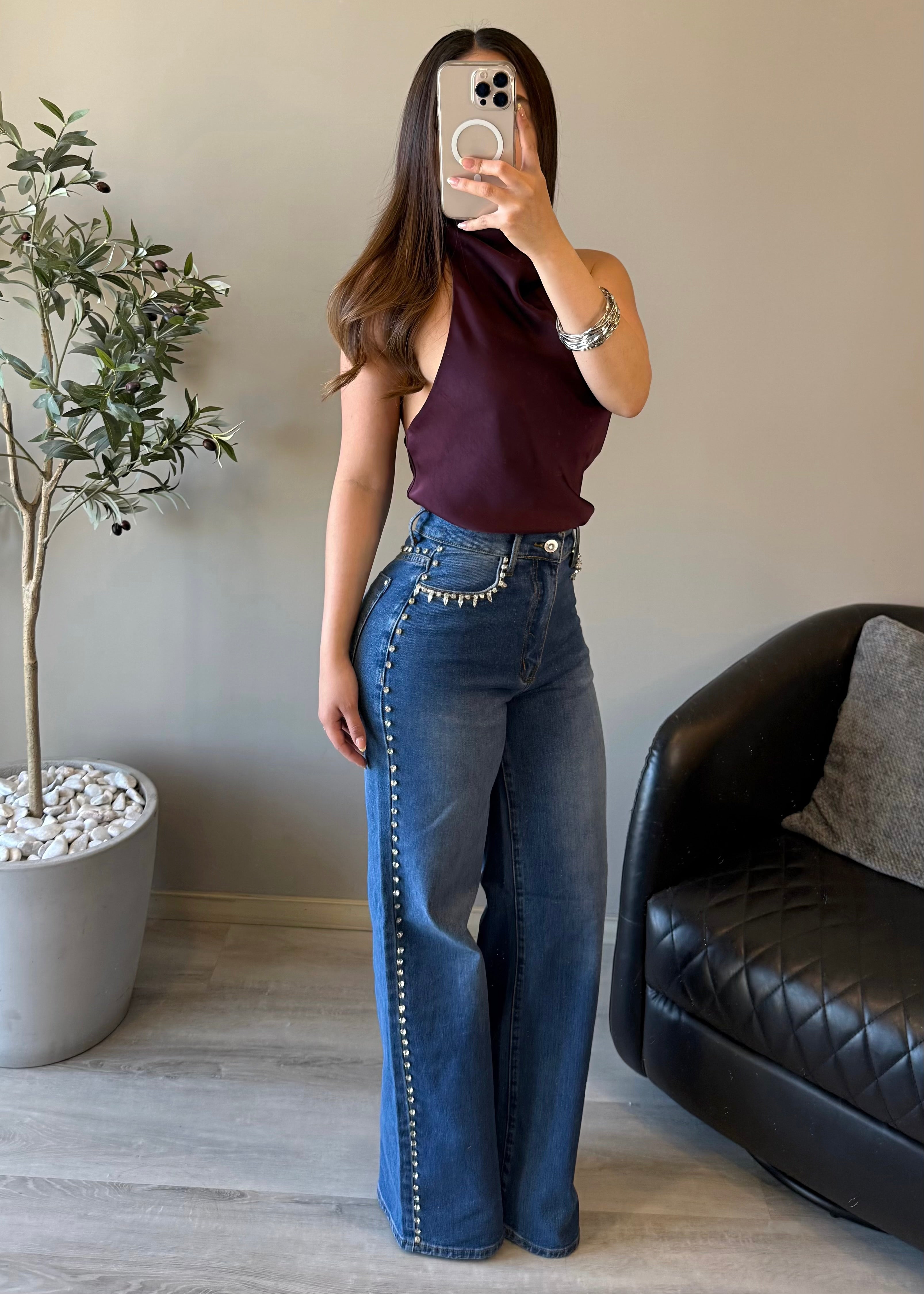 Glint line jeans