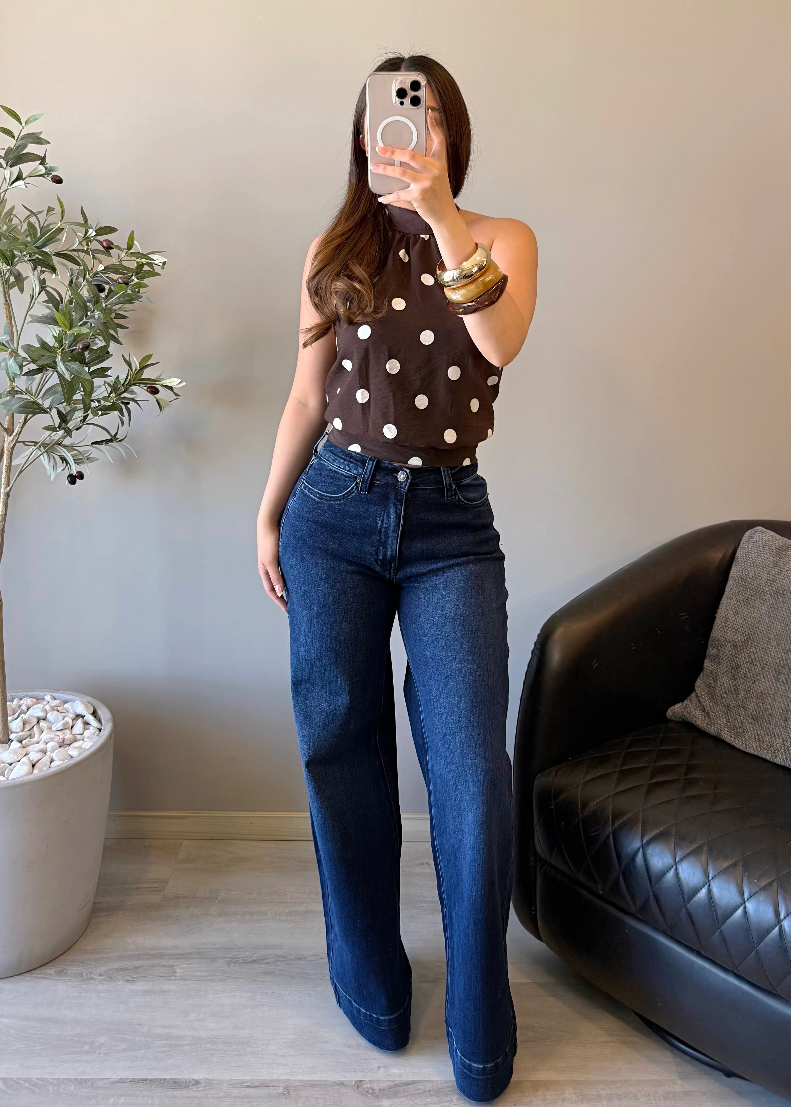 Ink wide jeans