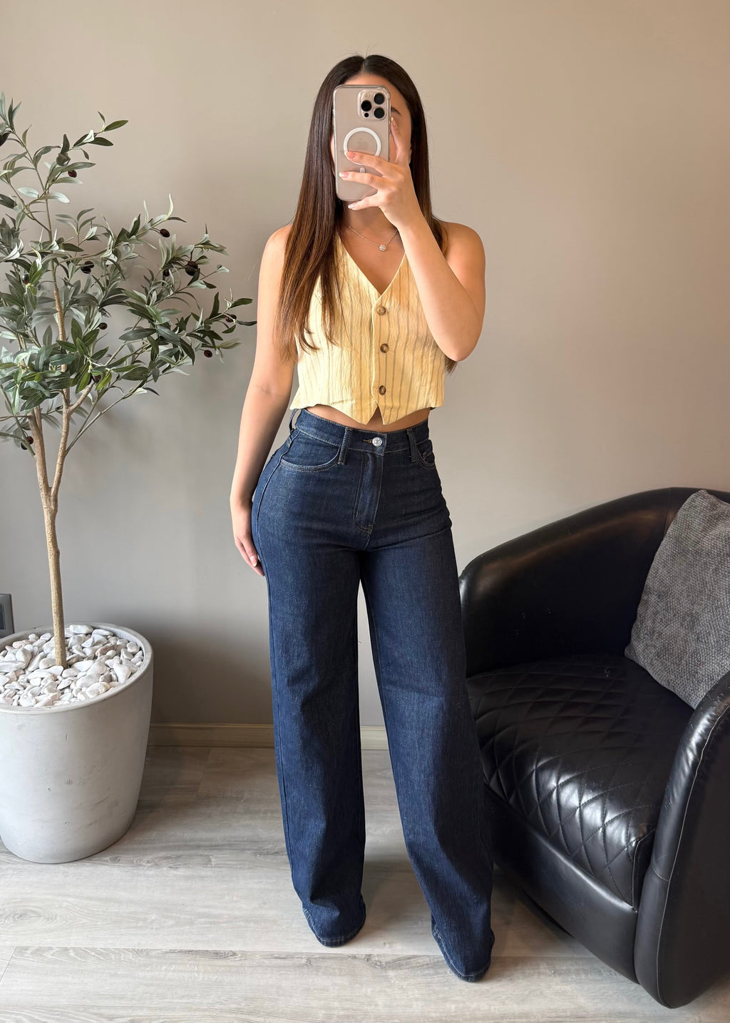 Casual índigo jeans