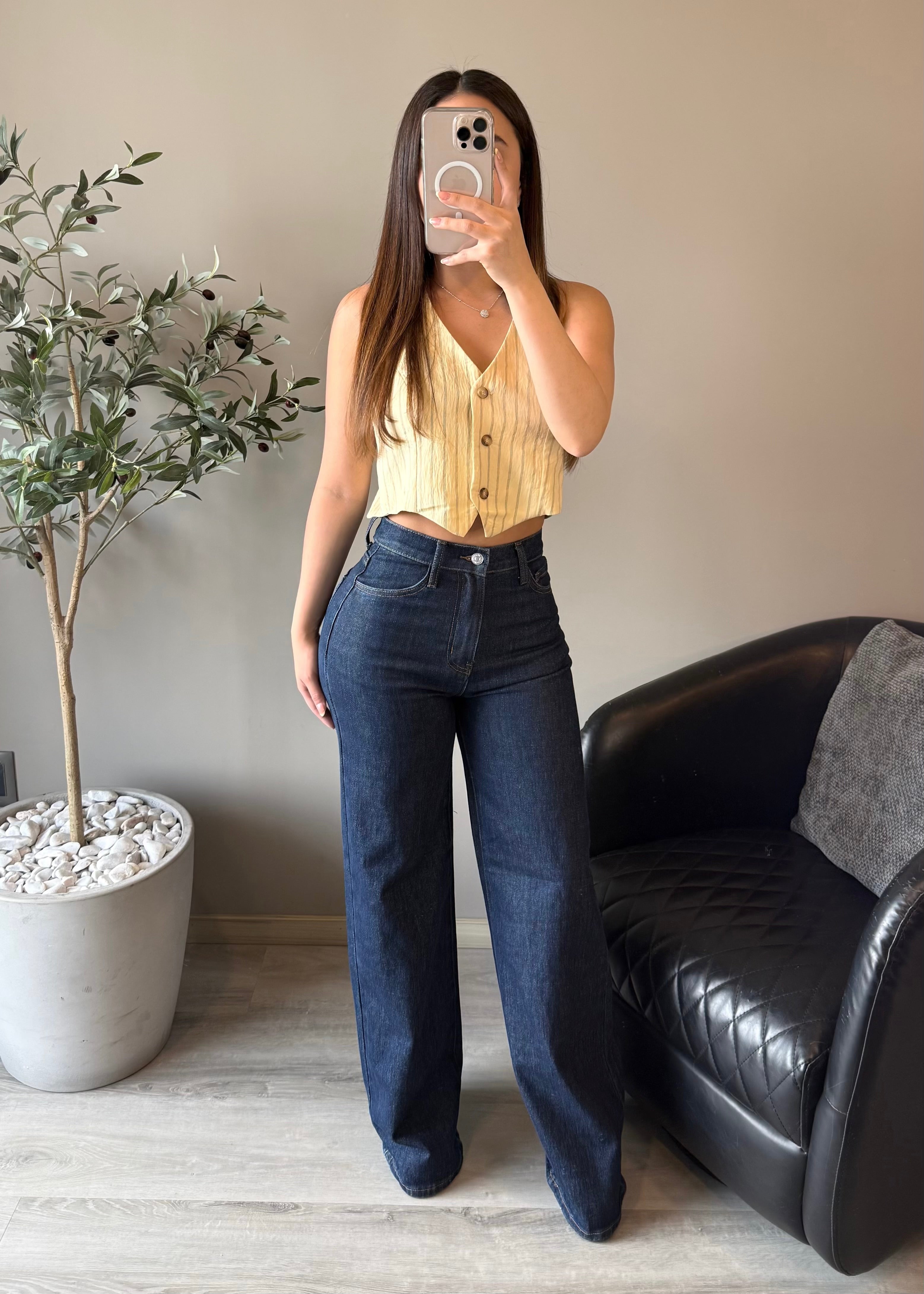 Casual índigo jeans