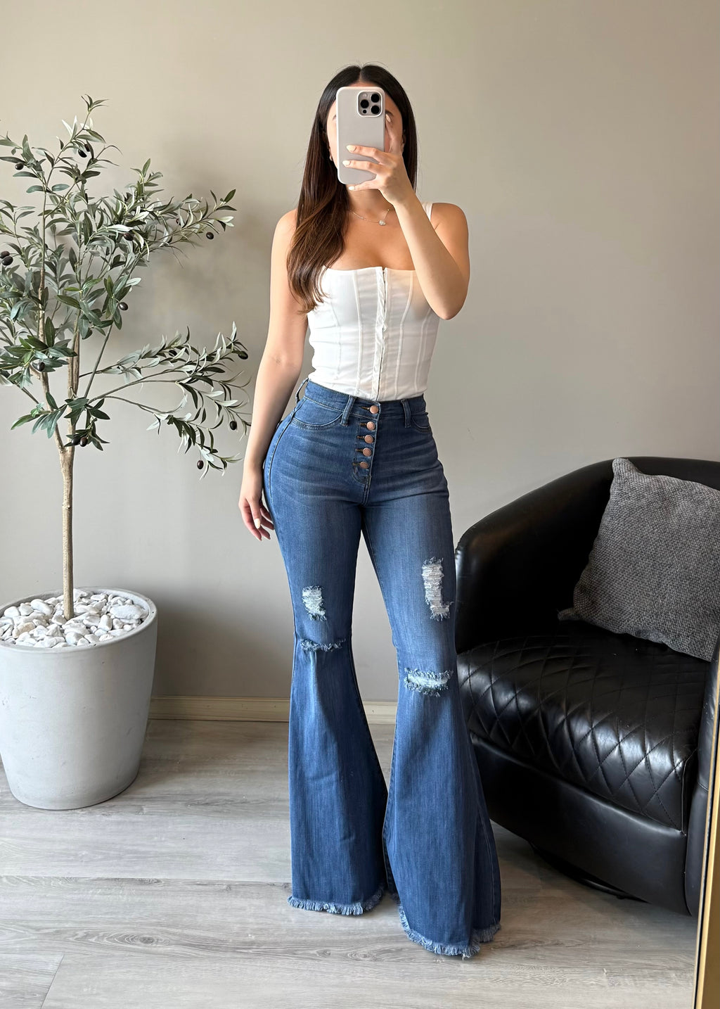 Jeans Vaqueros Diseño Roto