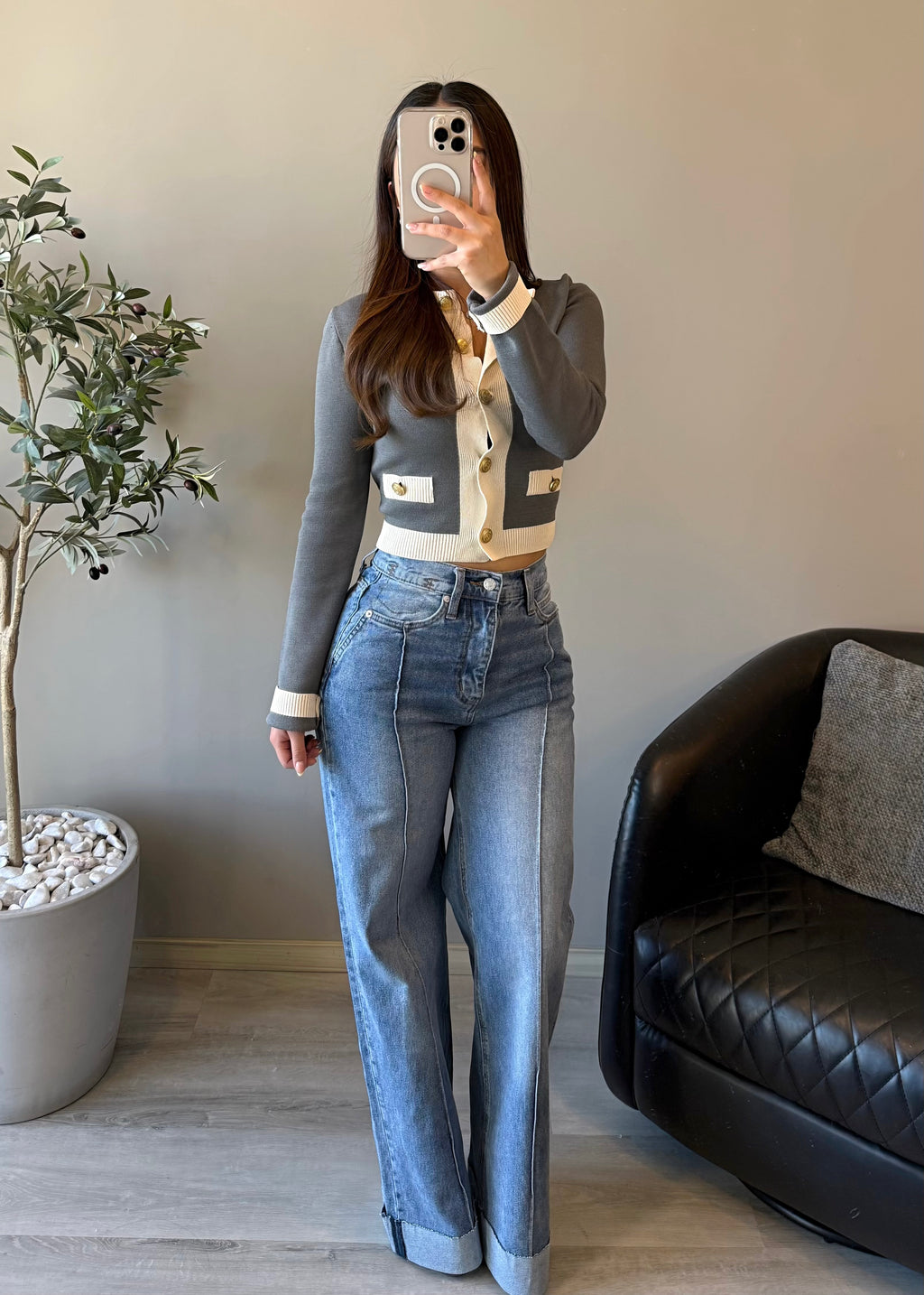 Soft wide jeans