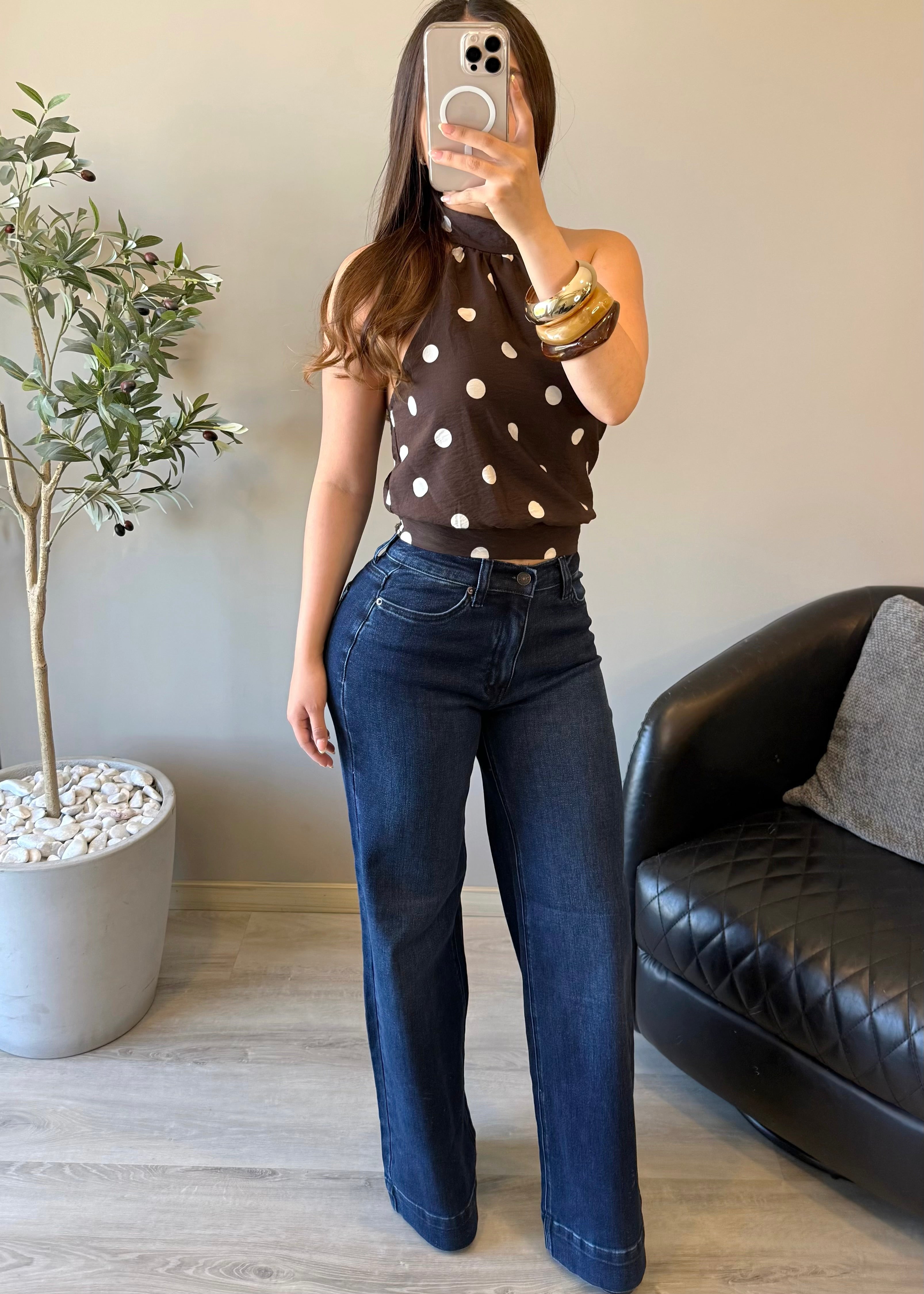 Ink wide jeans