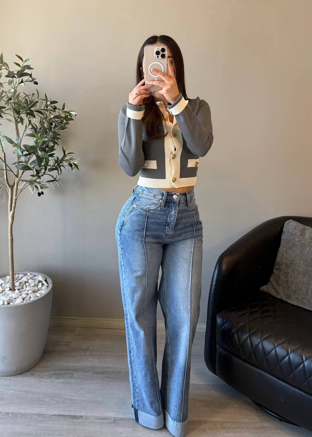 Soft wide jeans