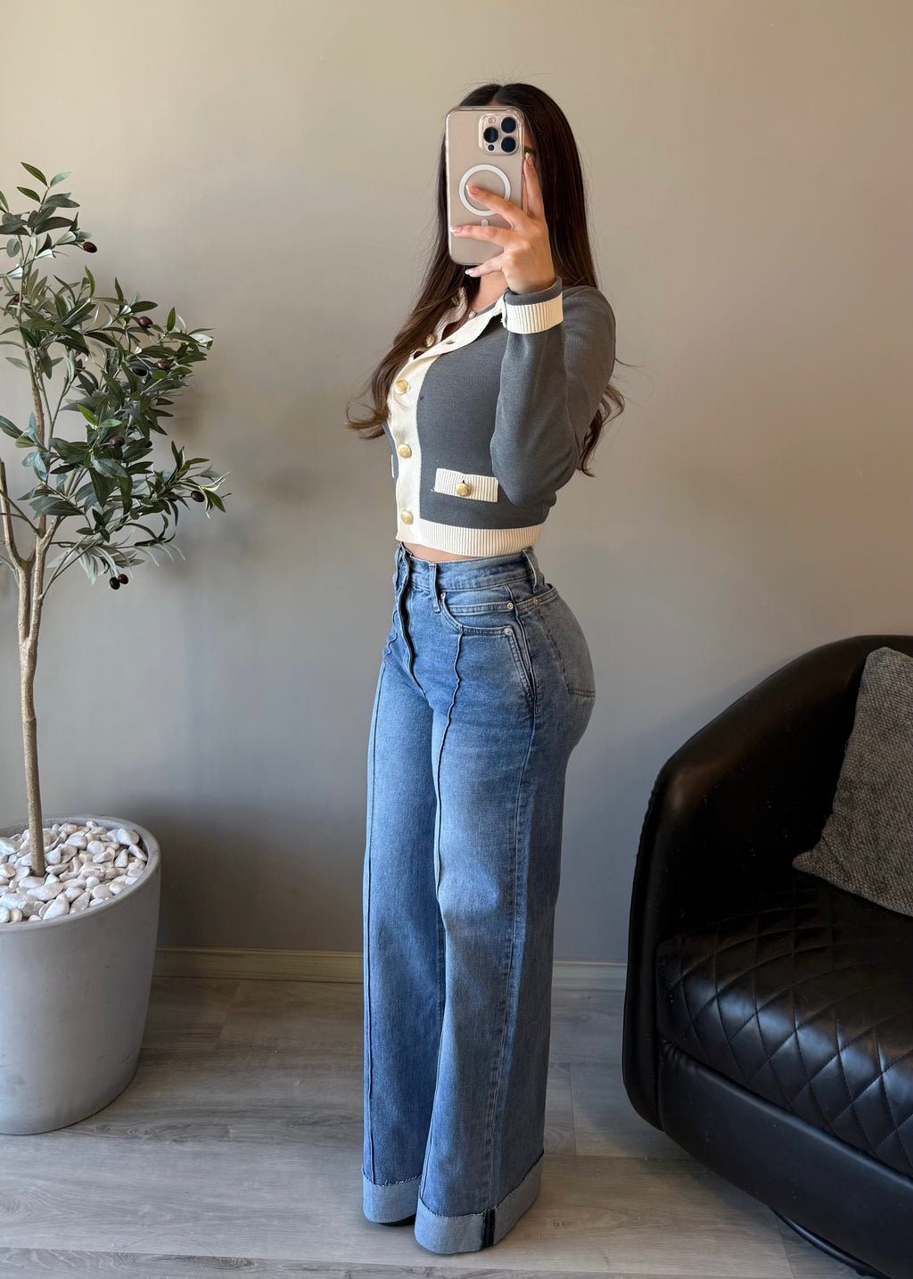 Soft wide jeans