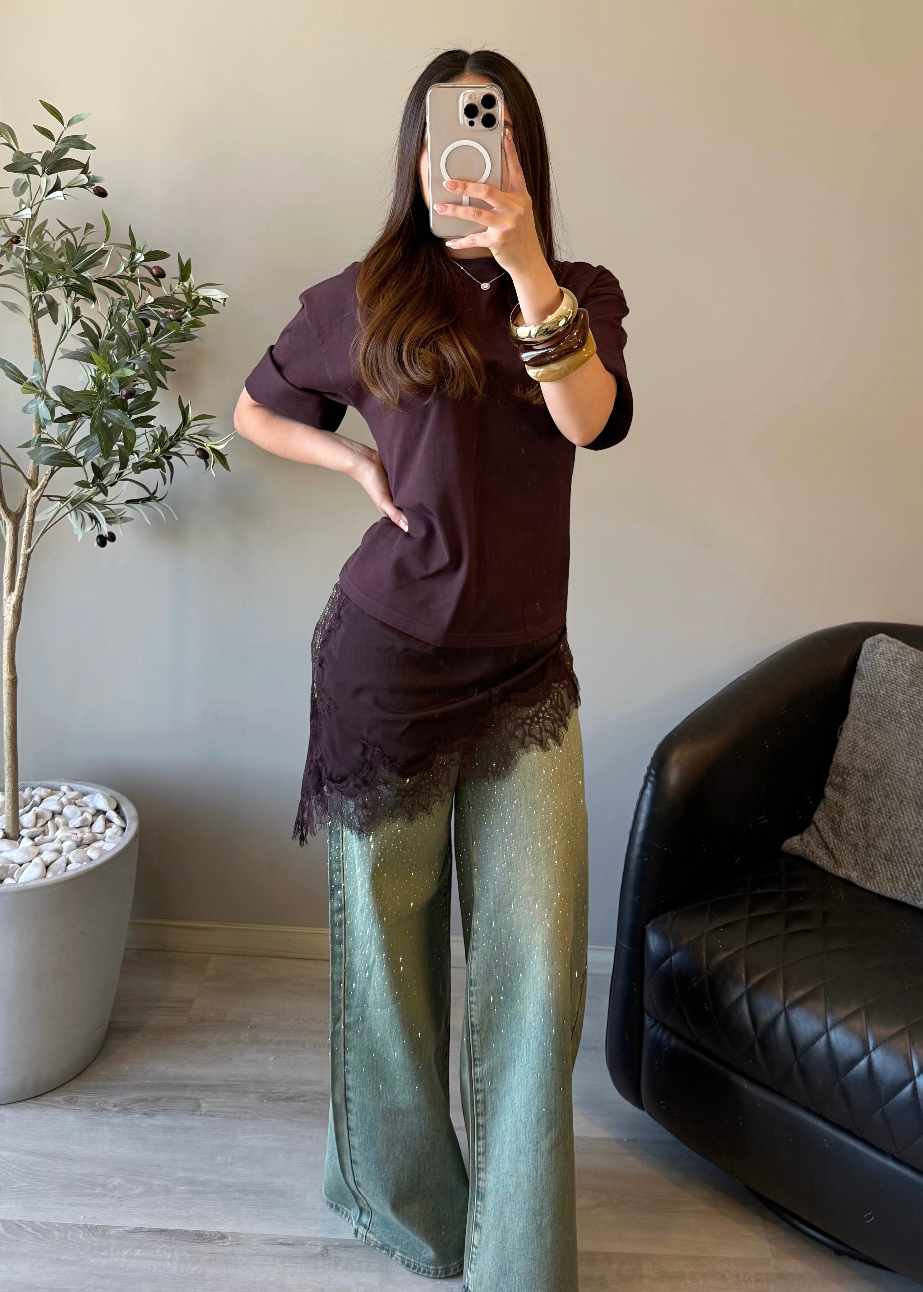 Vintage glint jeans