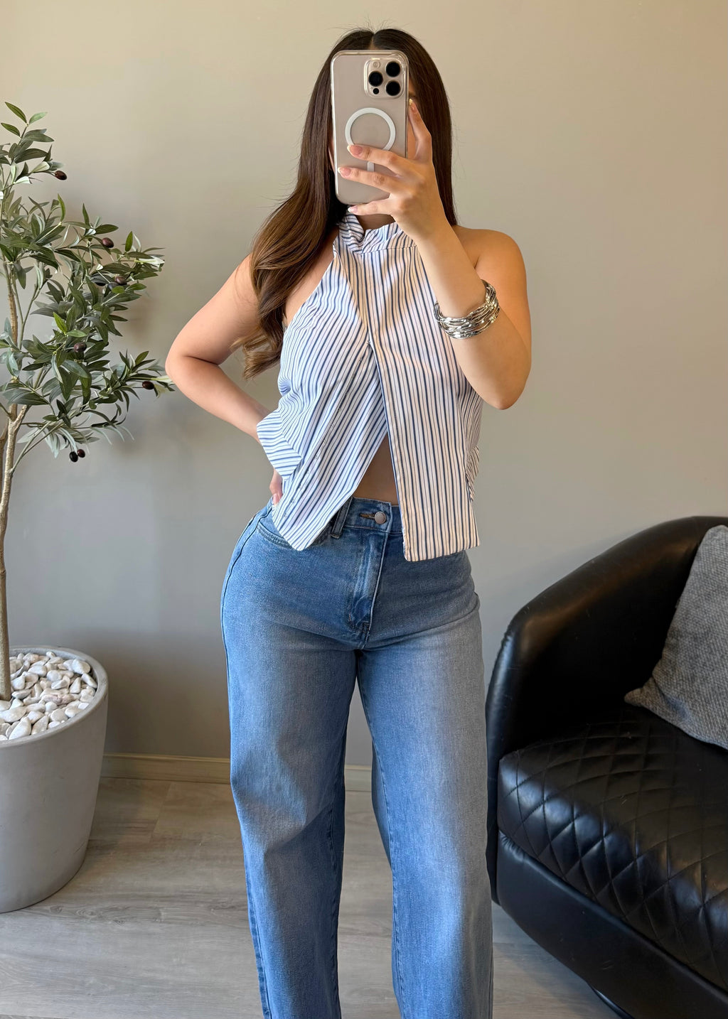 Raw medium jeans