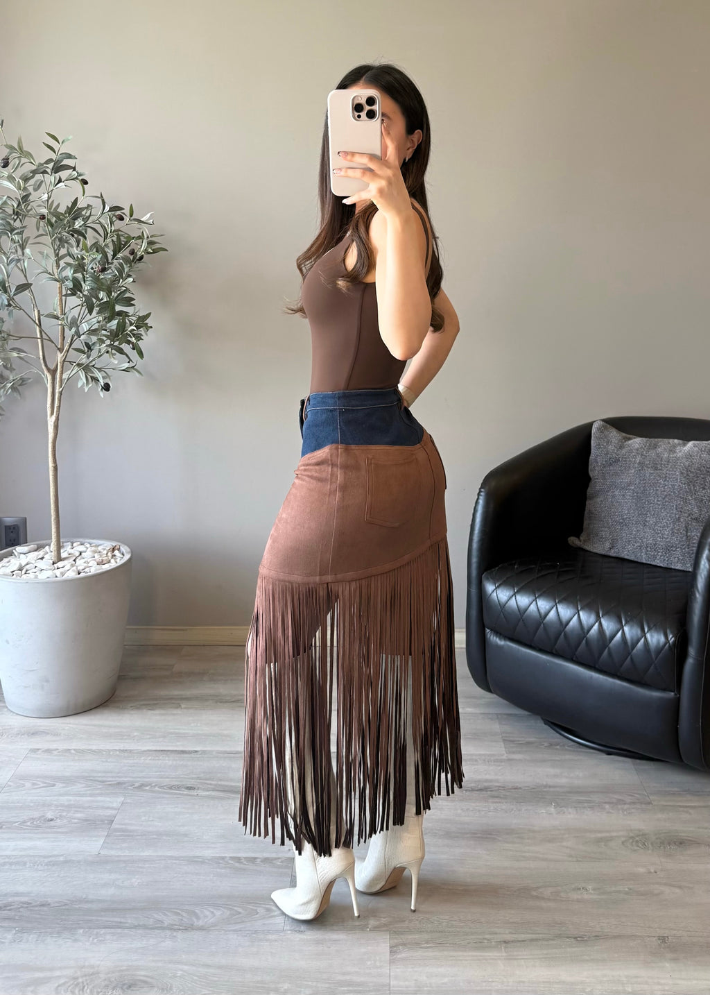 Dakota Fringe Skirt