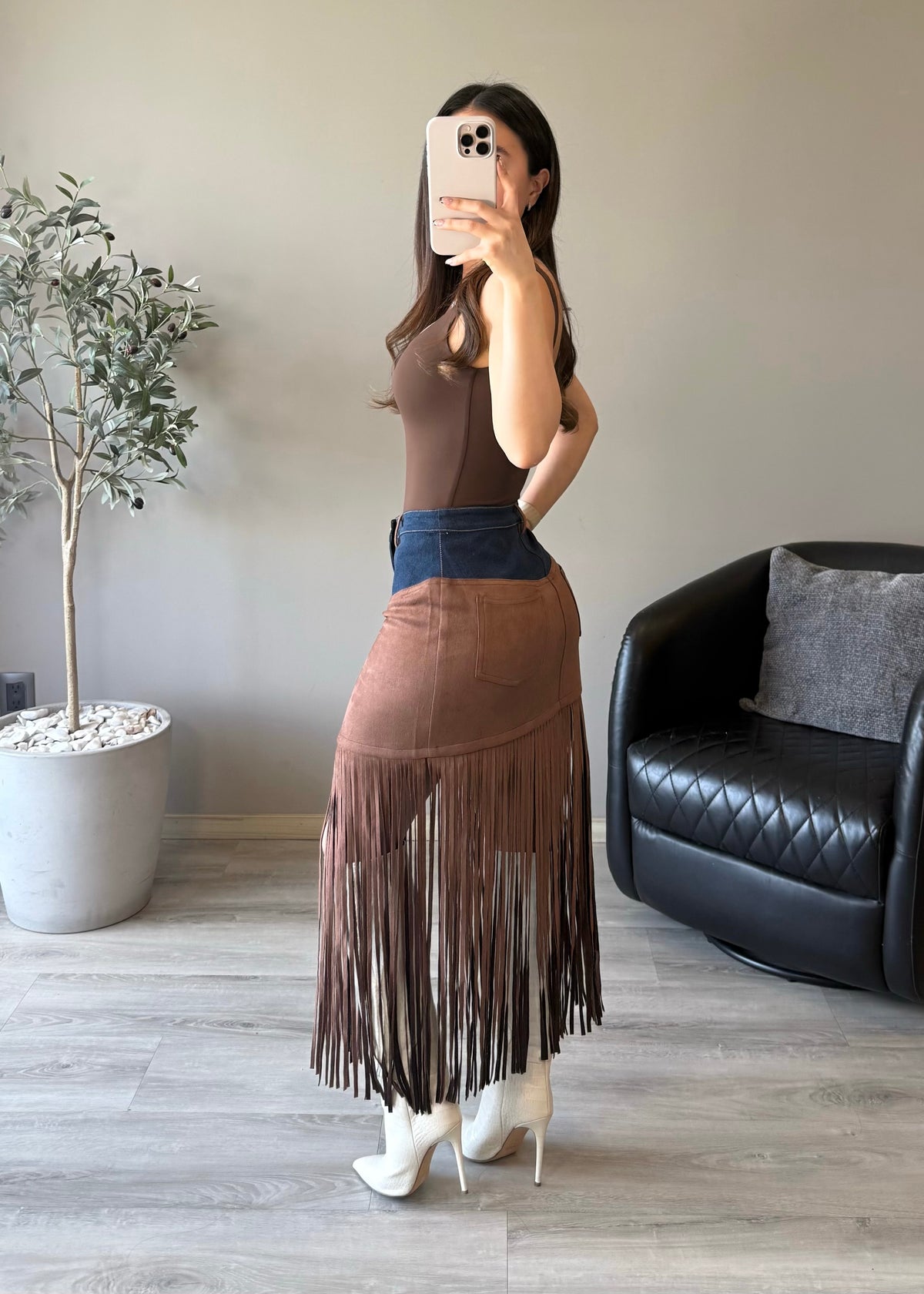Dakota Fringe Skirt