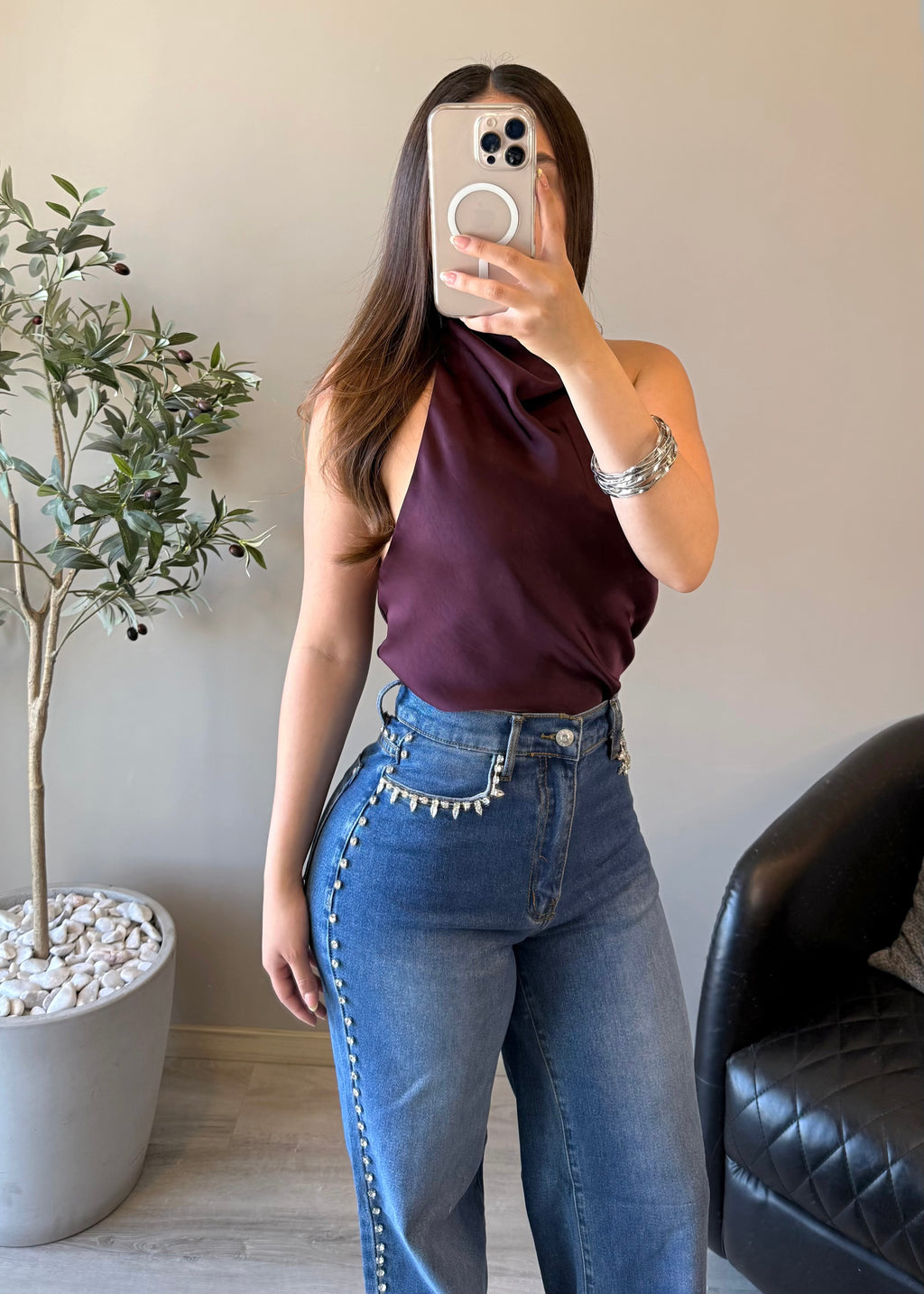 Glint line jeans