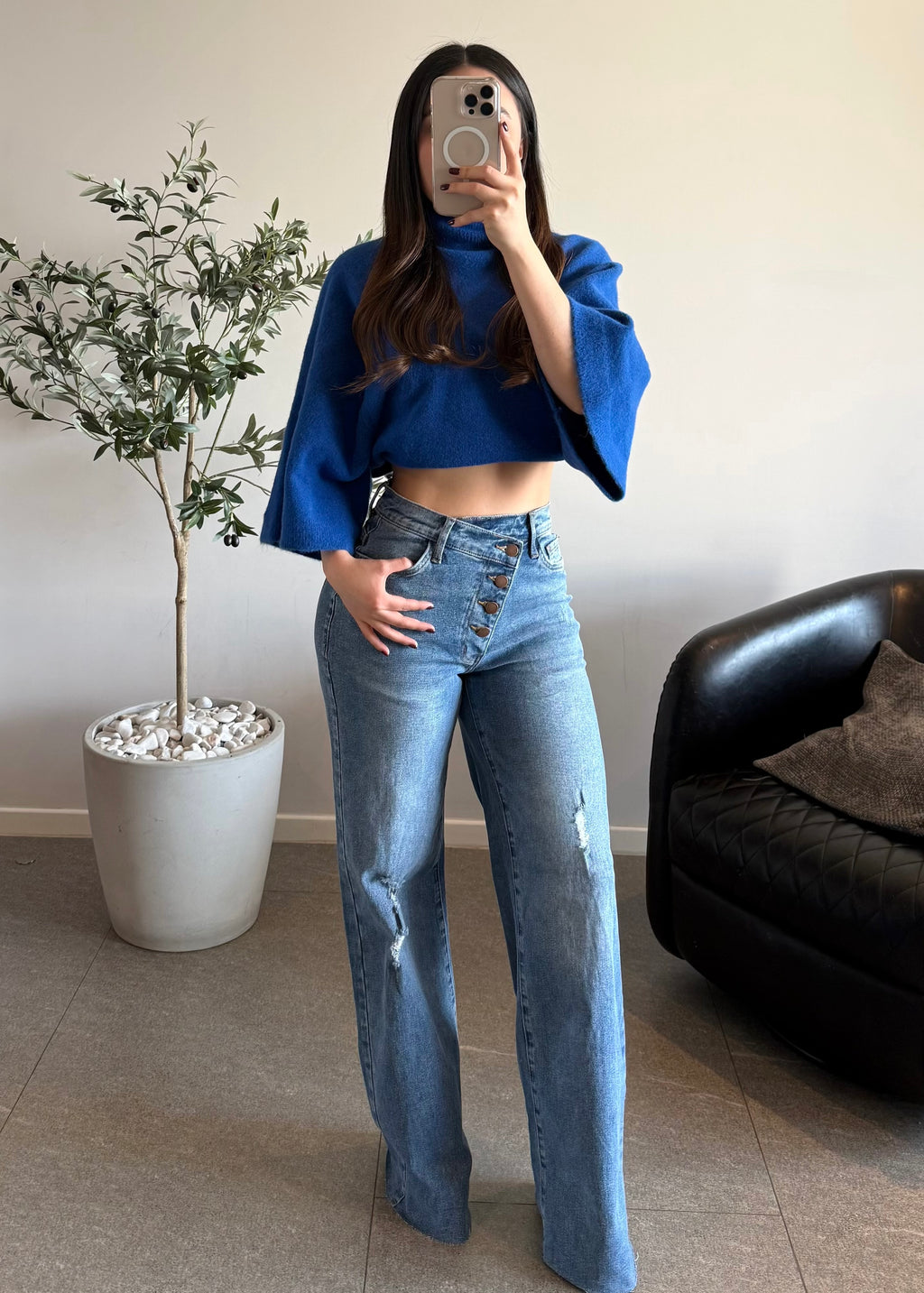 Jeans de botones