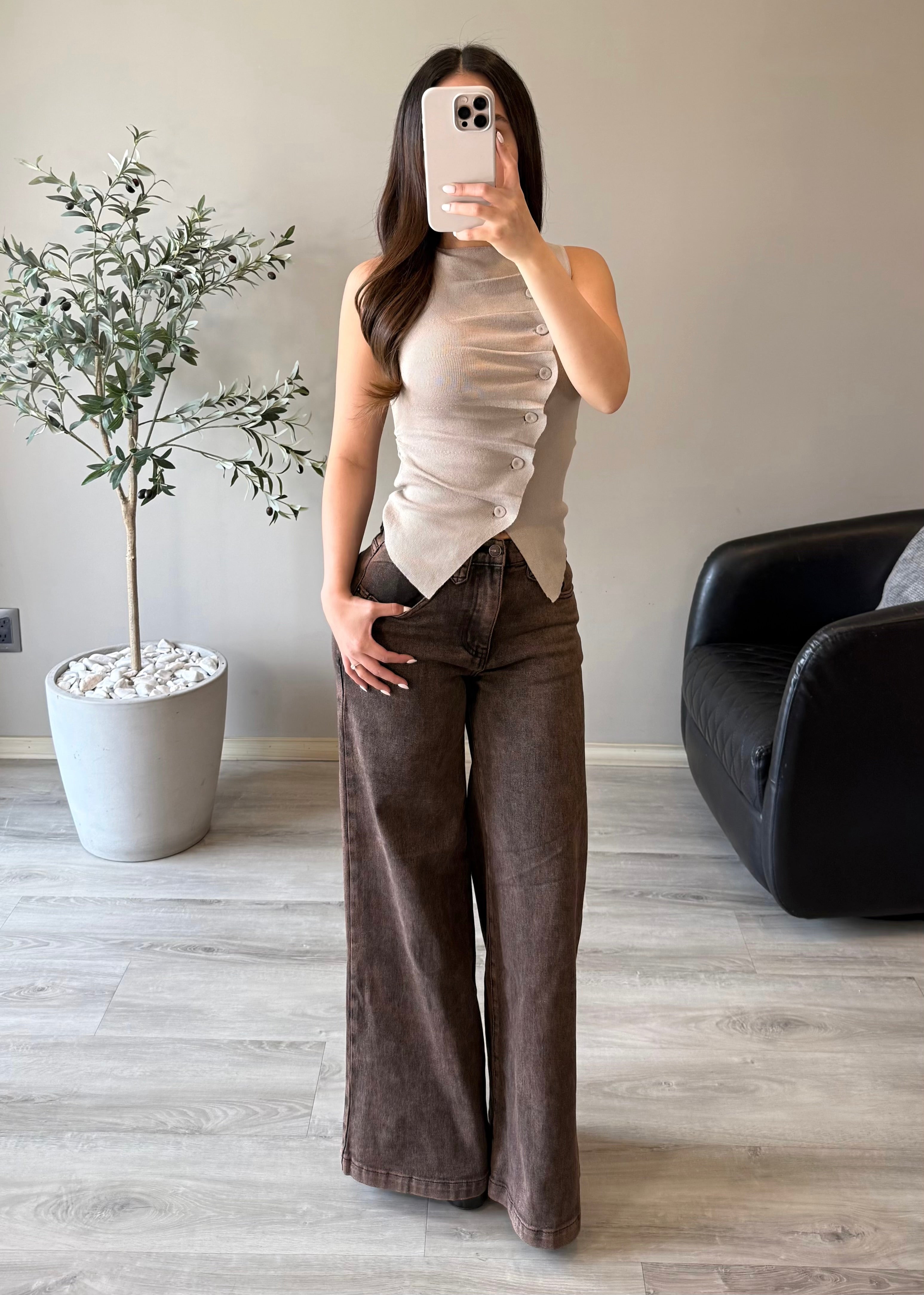 Vintage Brown Jeans