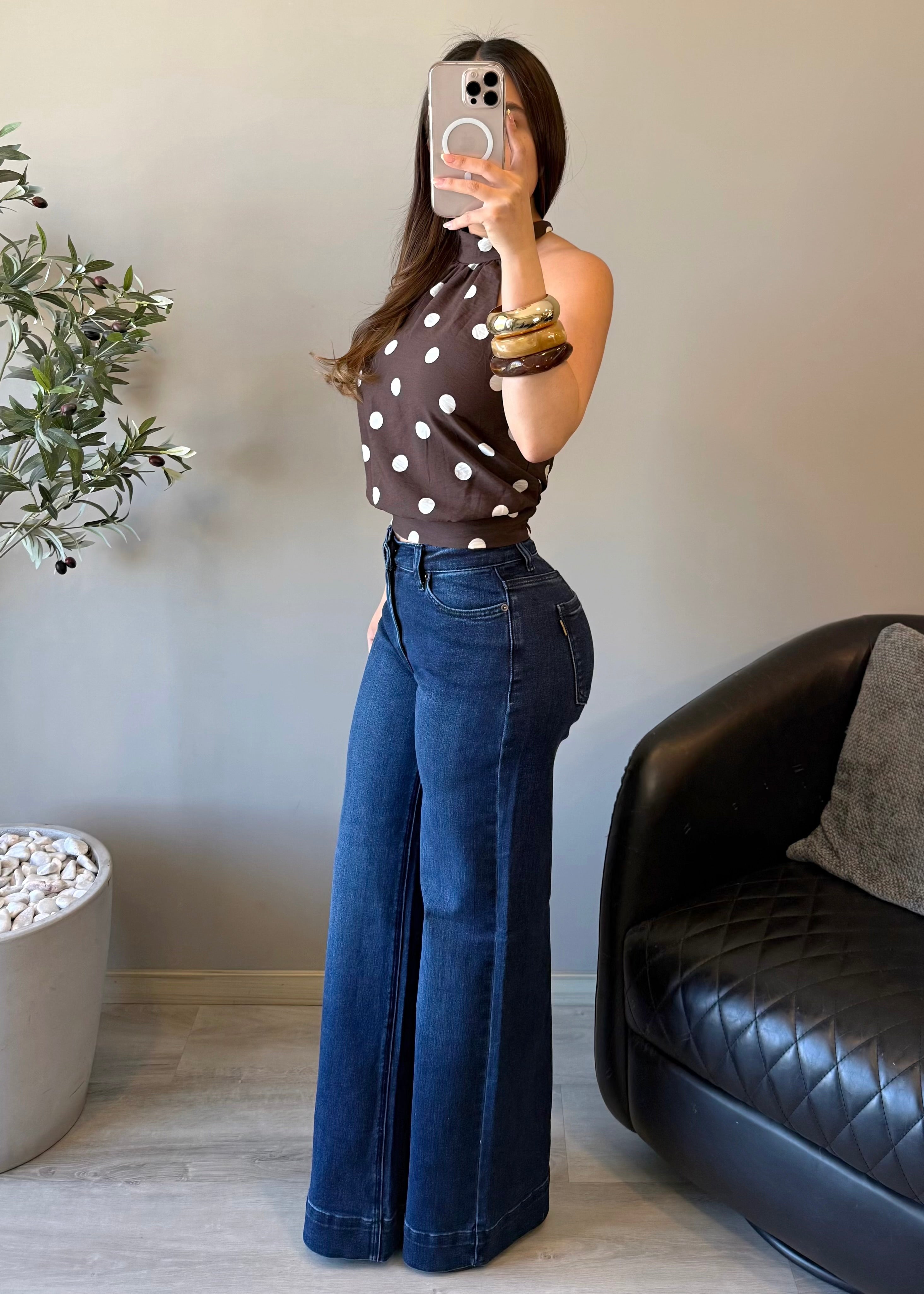Ink wide jeans