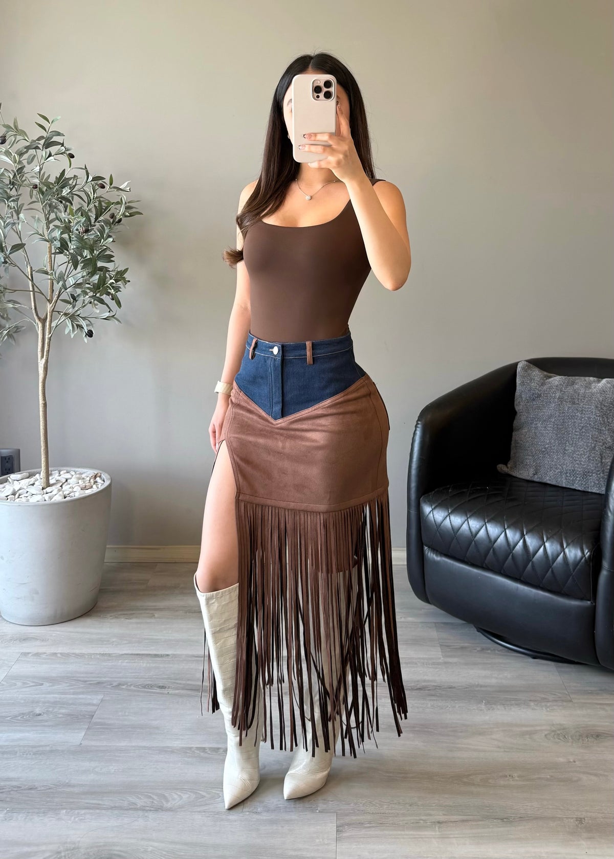 Dakota Fringe Skirt
