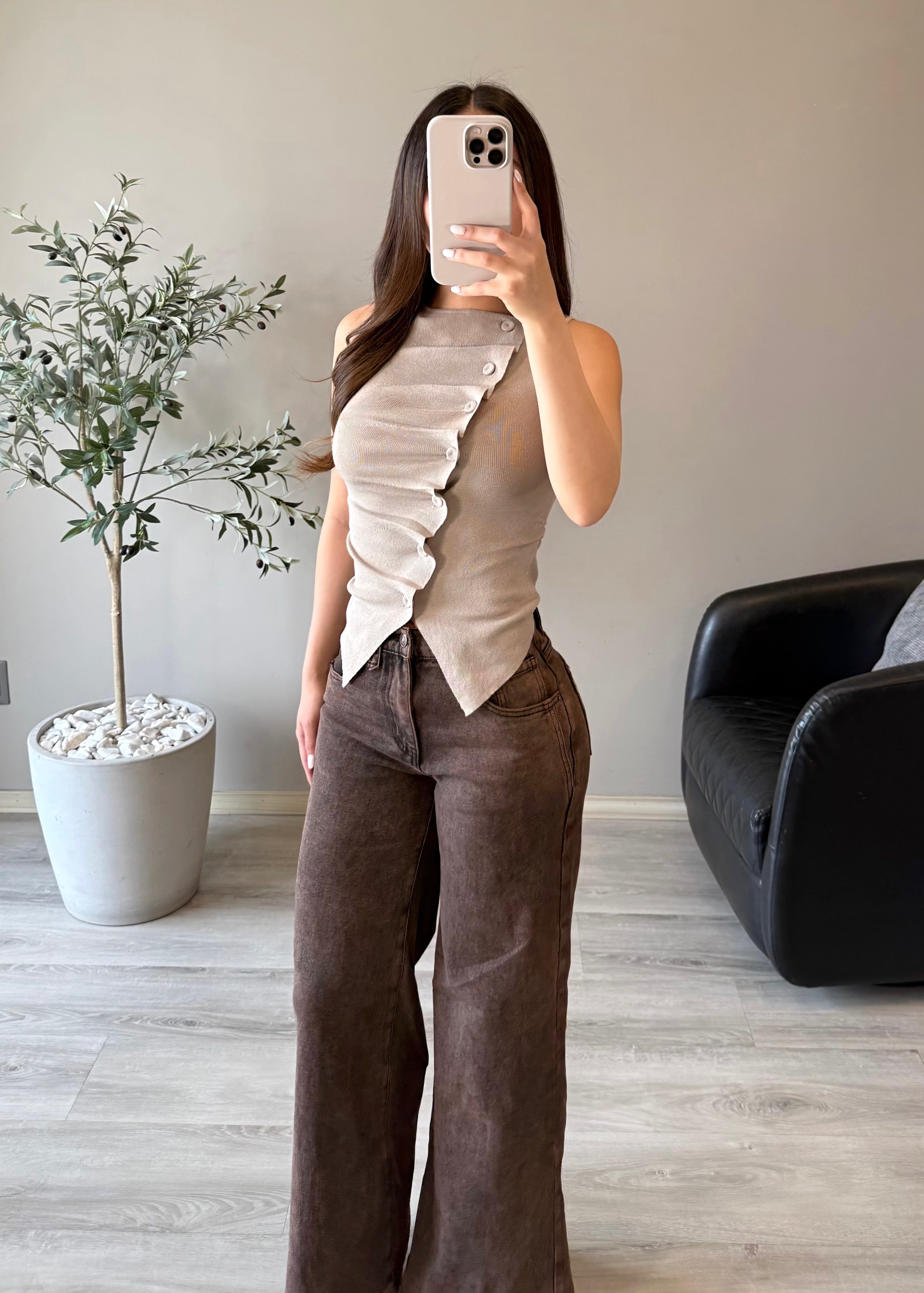 Vintage Brown Jeans