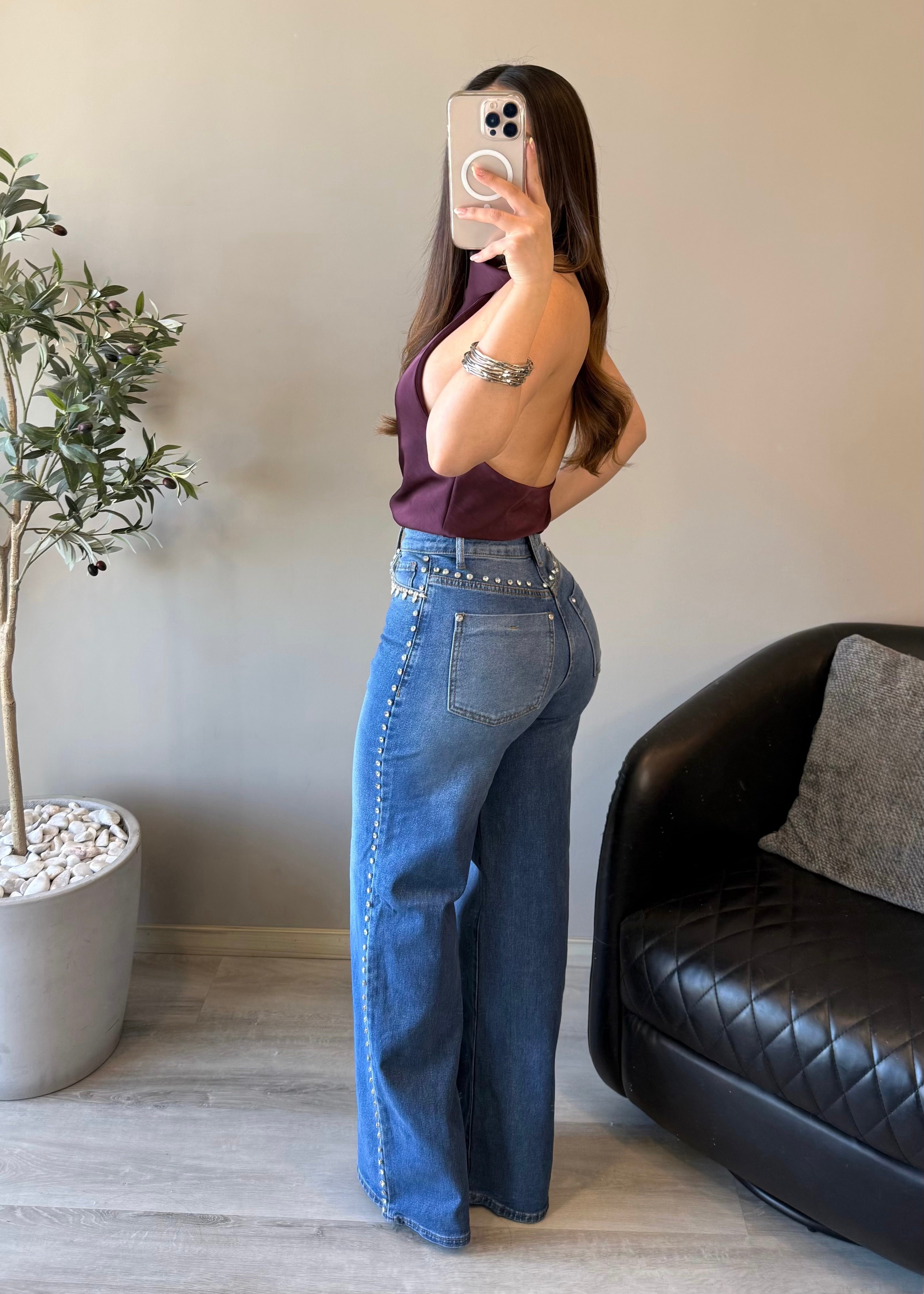 Glint line jeans
