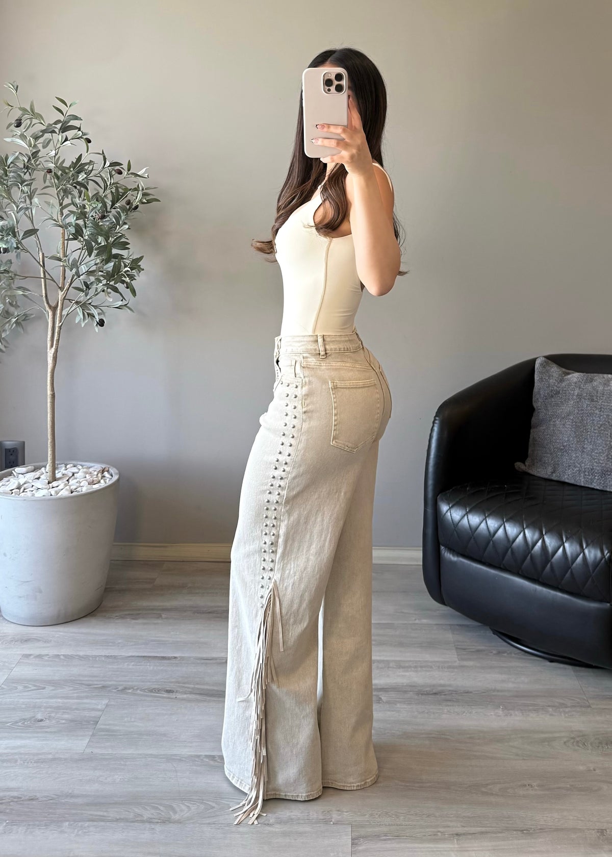 Ivory Rodeo Jeans