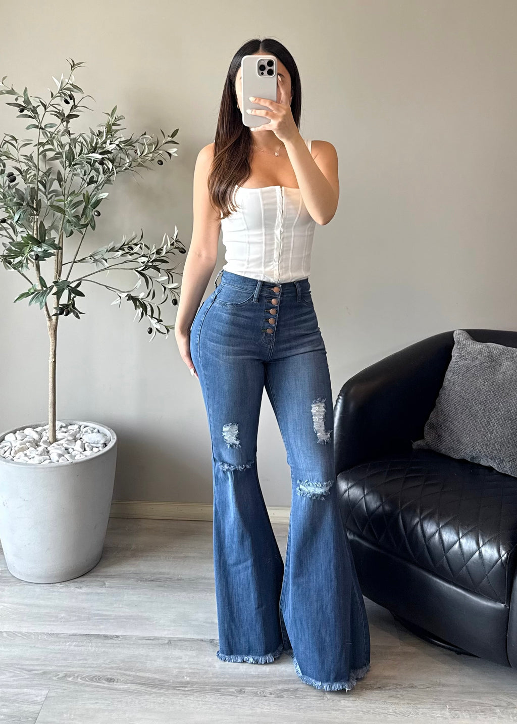 Jeans Vaqueros Diseño Roto