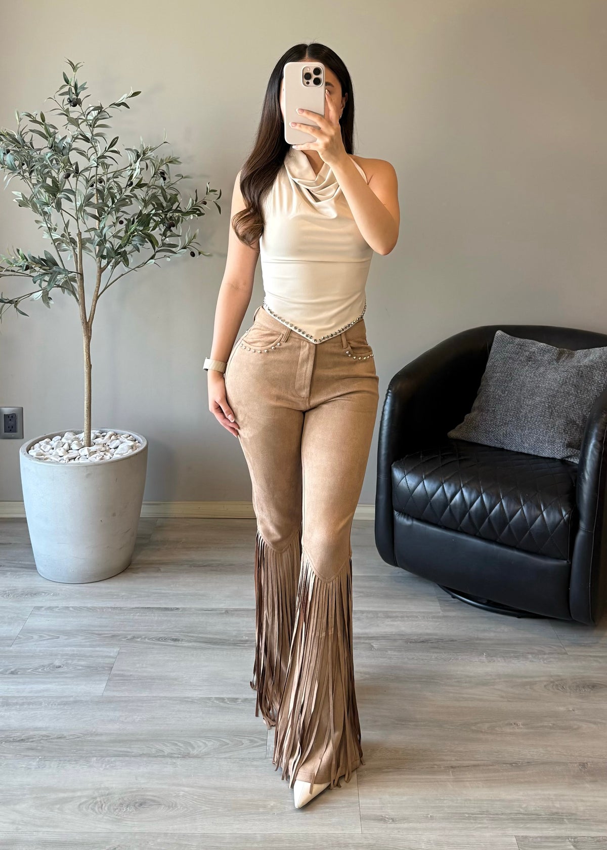 Out West Suede Jeans