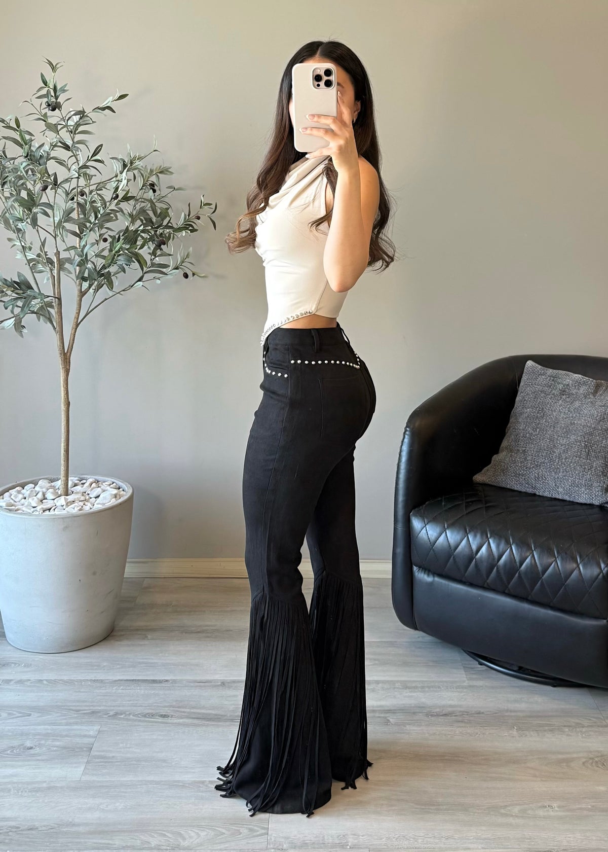 Out West Suede Jeans
