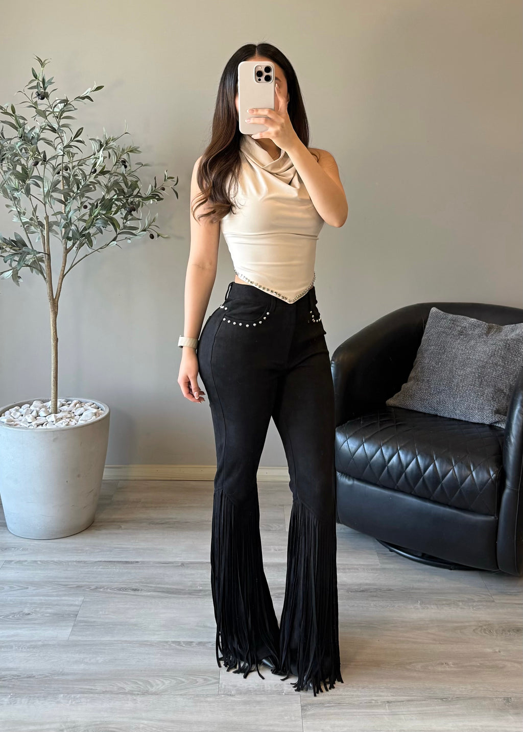 Out West Suede Jeans