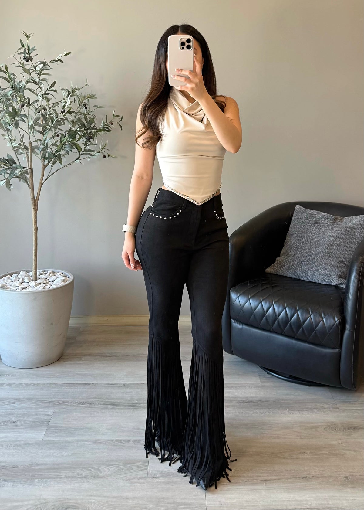 Out West Suede Jeans
