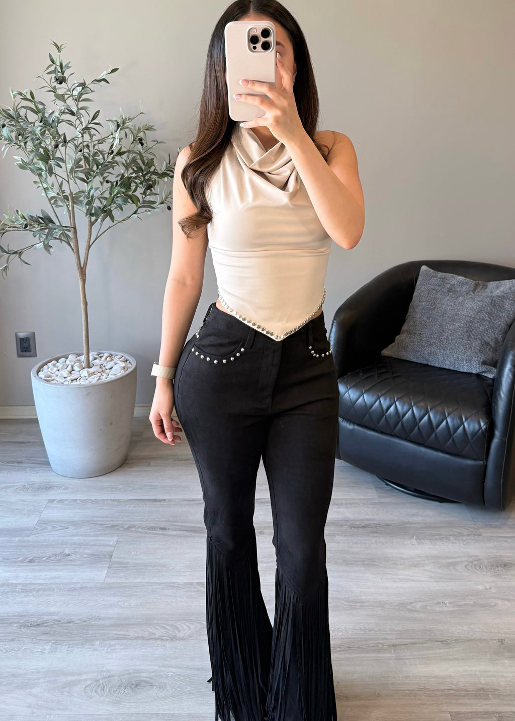 Out West Suede Jeans